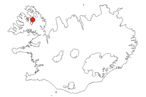 Borgarey á Íslandskorti