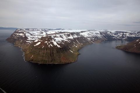 Öskubakur til vinstri, Göltur og Súgandafjörður