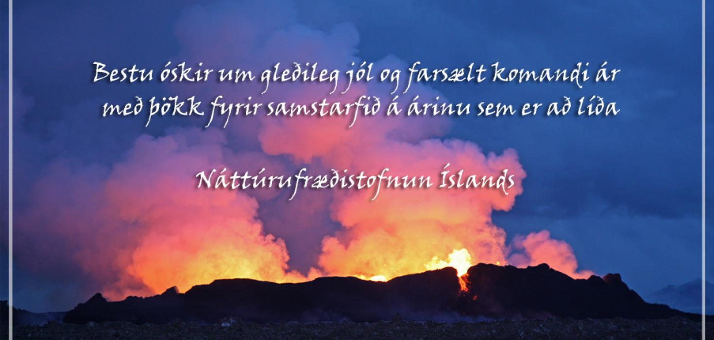 Jólakort Náttúrufræðistofnunar Íslands 2014