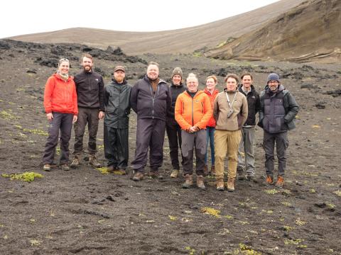 Leiðangursfólk í Surtsey sumarið 2022