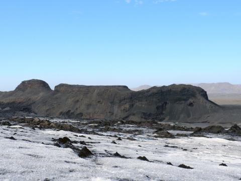 Norðausturendi Lagagíga, ónefndur hryggur sem gaus undir jökli og var kortlagður í fyrsta sinn árið 2020.