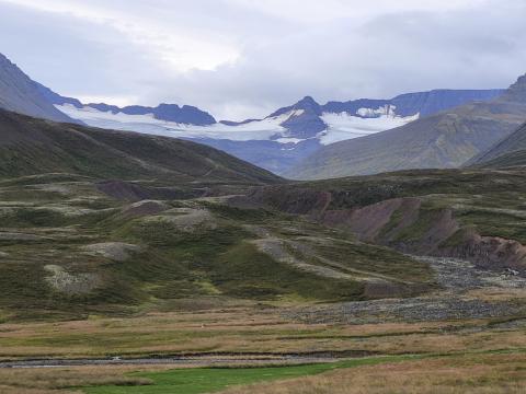 Heljardalsheiði milli Eyjafjarðar og Skagafjarðar.