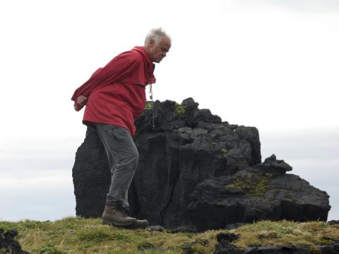 Hörður Kristinsson í Surtsey 2006