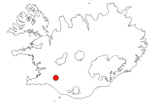 Location of area Höfðaflatir in iceland