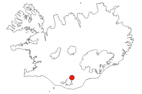 Map of Hólmsá Location of area Hólmsá in iceland