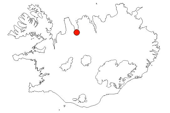 Location of area Láglendi Skagafjarðar in iceland