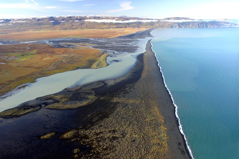 Ósar Lagarfljóts og Jökulsár á Dal á Úthéraði við Héraðsflóa