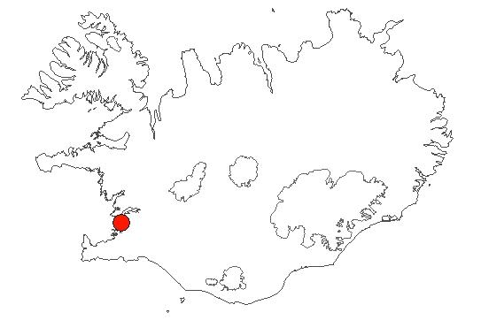 Location of area Hofsvík in iceland