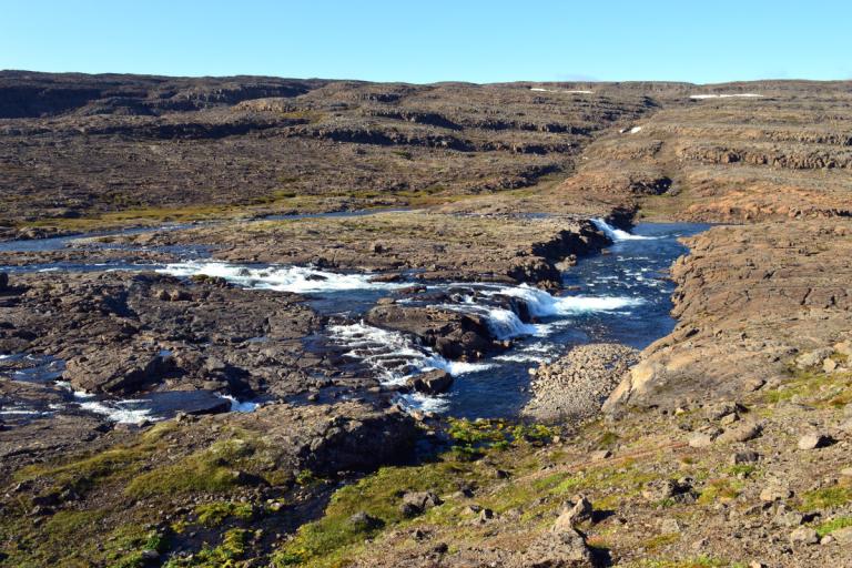 Foss 9 í Eyvindarfjarðará Foss 9 í Eyvindarfjarðará