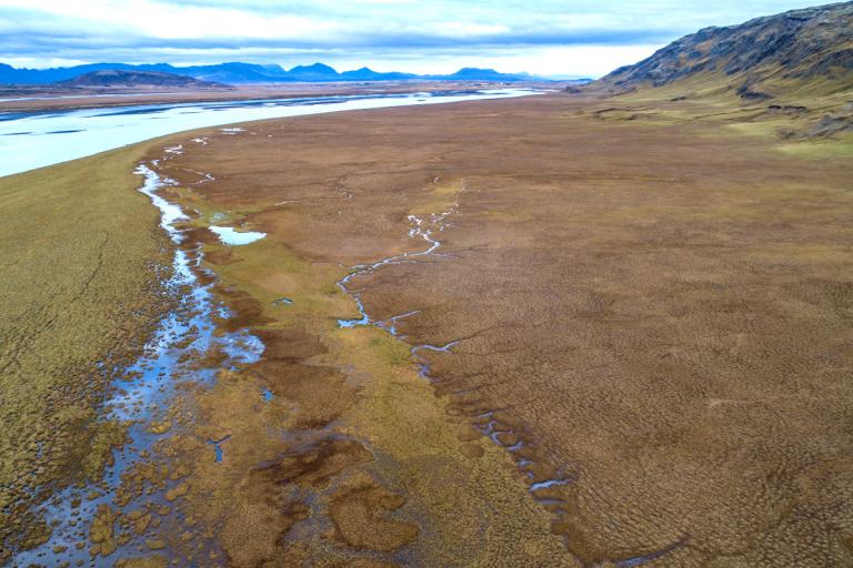 Höfðaflatir við Hvítá á Skeiðum (október 2019)