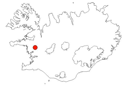 Location of area Litla-Skarð in iceland