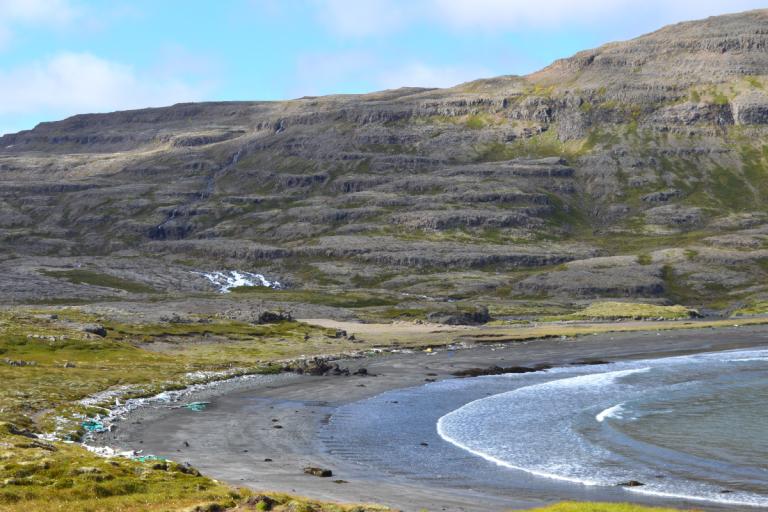 Foss 1 í Eyvindarfjarðará Foss 1 í Eyvindarfjarðará