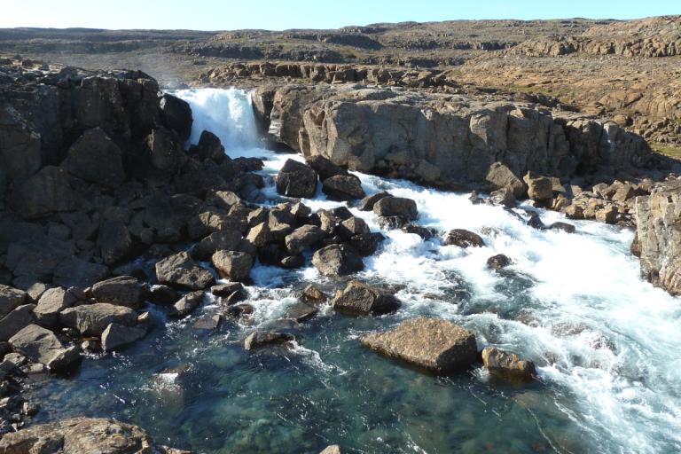 Foss 8 í Eyvindarfjarðará Foss 8 í Eyvindarfjarðará