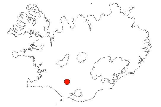 Location of area Ytri-Rangá in iceland