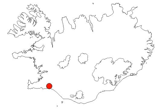 Location of area Ölfusforir-Ölfusárós in iceland