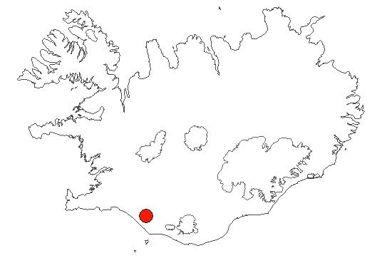 Location of area Eystri-Rangá in iceland