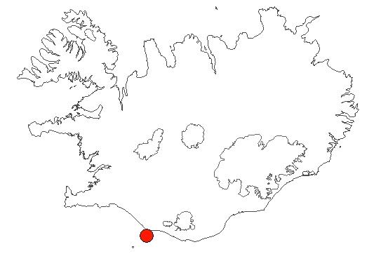 Location of area Vestmannaeyjar in iceland