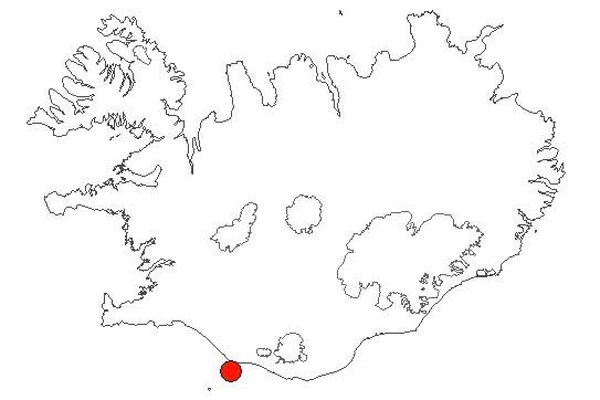 Map of Vestmannaeyjar Location of area Vestmannaeyjar in iceland