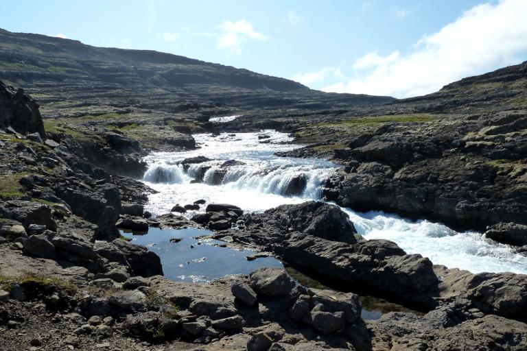 Foss 2 í Eyvindarfjarðará Foss 2 í Eyvindarfjarðará