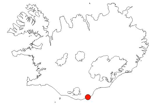 Map of Kúðafljót Location of area Kúðafljót in iceland