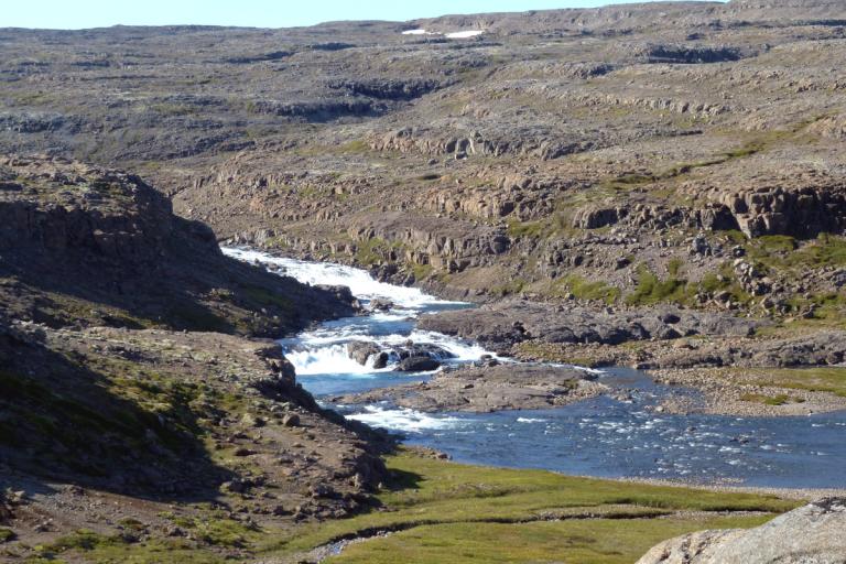 Foss 6 í Eyvindarfjarðará Foss 6 í Eyvindarfjarðará