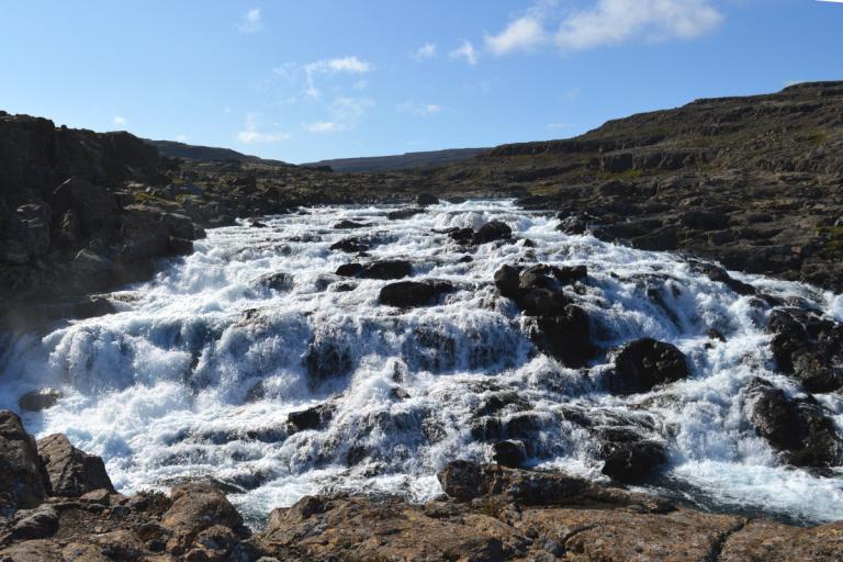 Foss 3 í Eyvindafjarðará Foss 3 í Eyvindafjarðará