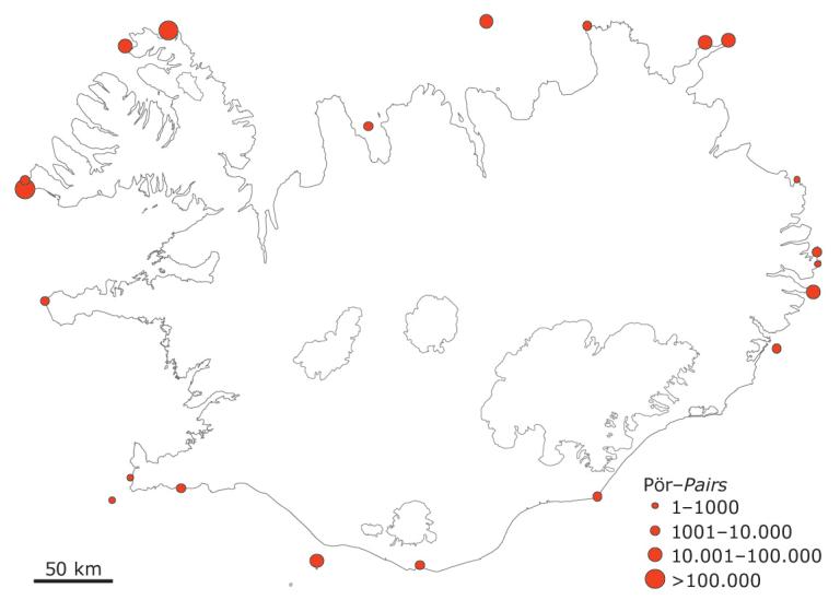 Langvíubyggðir á Íslandi um 2007