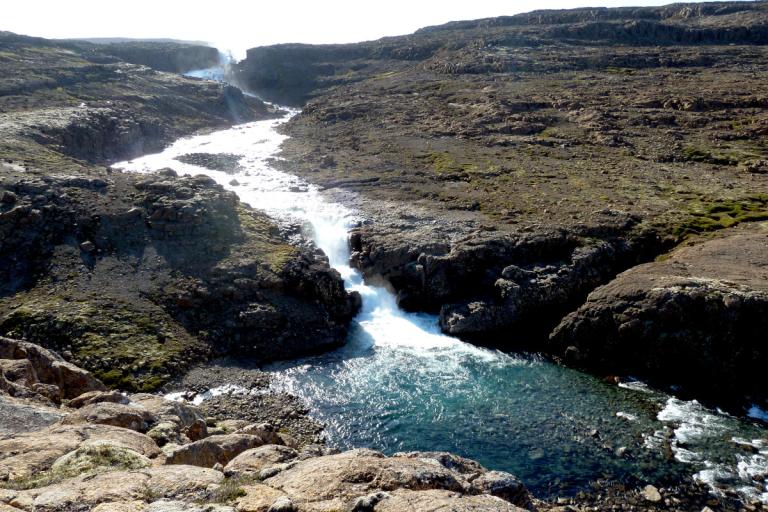 Foss 10 í Eyvindarfjarðará Foss 10 í Eyvindarfjarðará