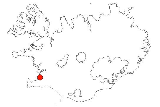 Location of area Elliðavogur-Grafarvogur in iceland
