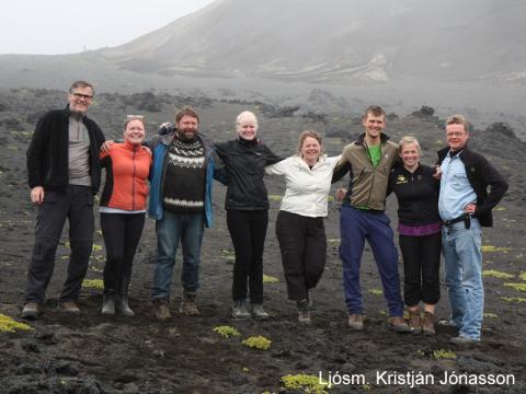 Leiðangursmenn jarðfræðirannsókna 2013