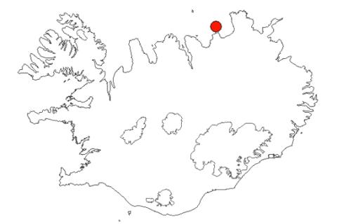 Mánáreyjar á Íslandskorti