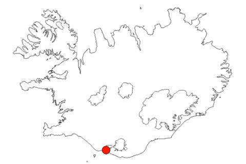 Steinafjall á Íslandskorti