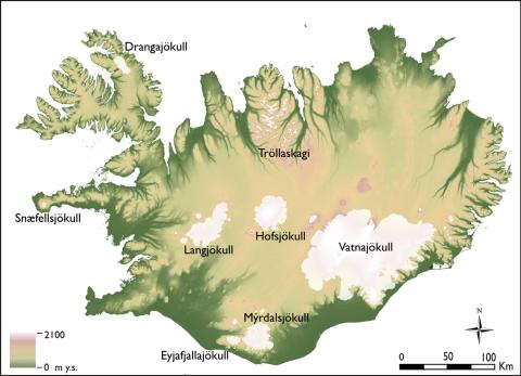 Jöklar á Íslandi